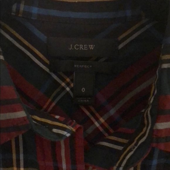 J Crew Multi-Color Plaid Button Down - Picture 2 of 3